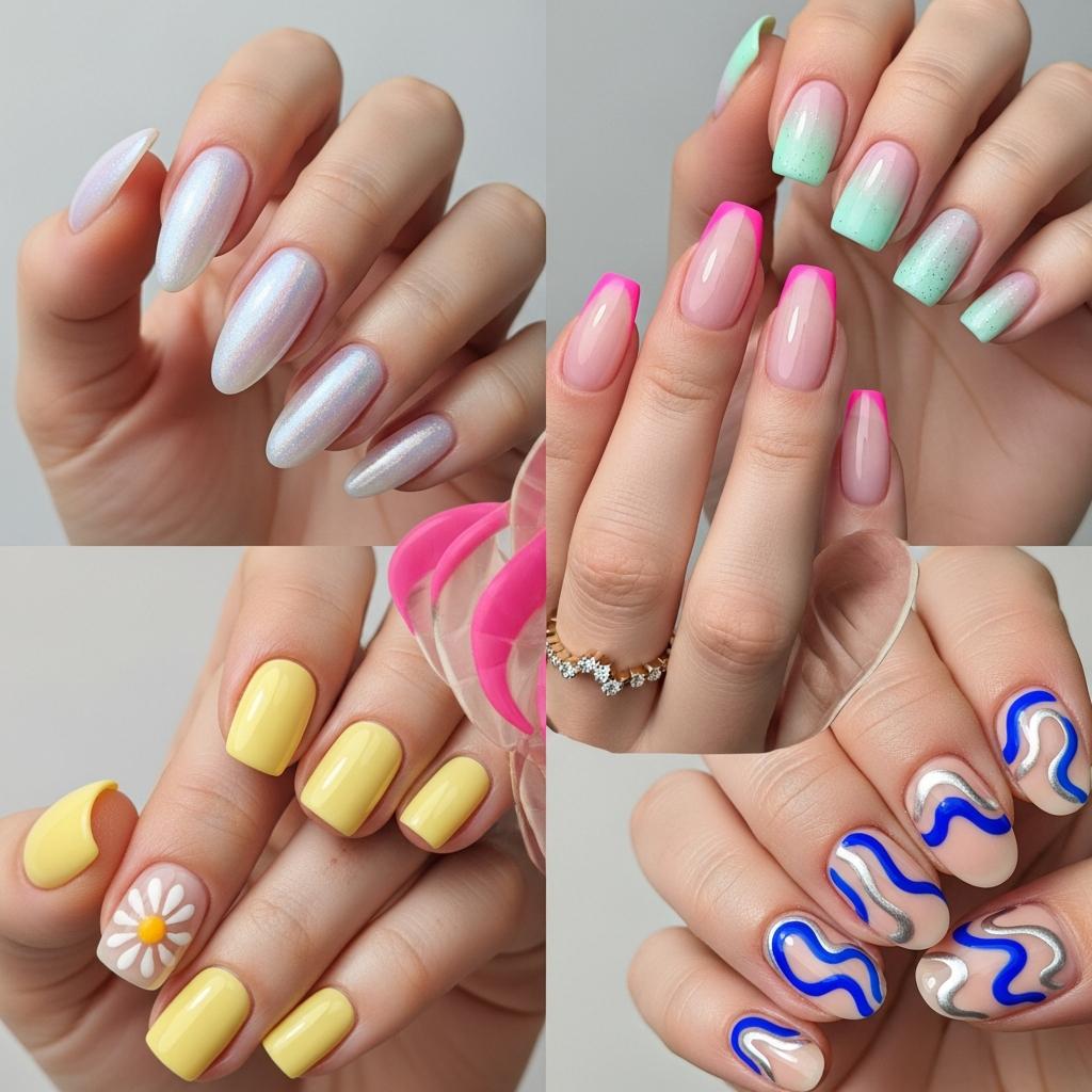 Die Frühlings- und Sommernägel Zeitlose Eleganz neu interpretiert