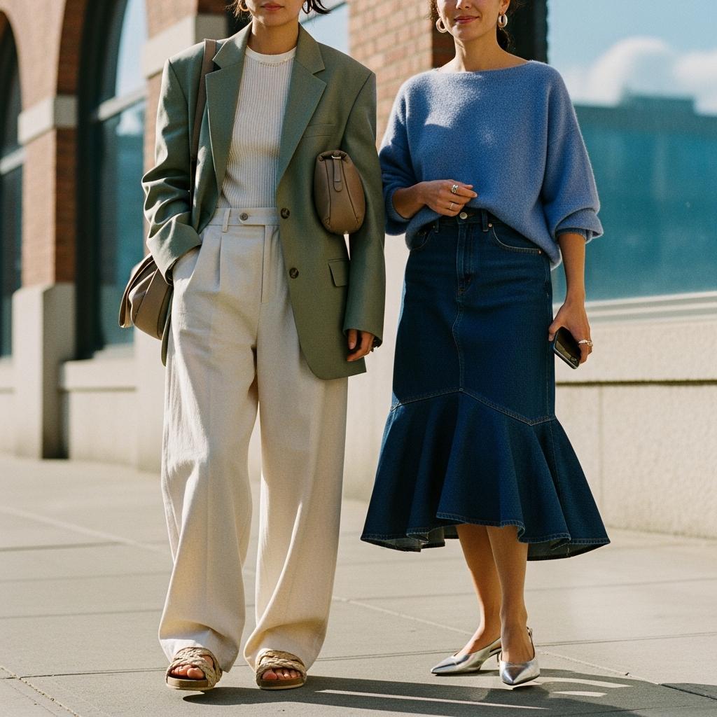 Frühlings-Visionen der kommenden Mode